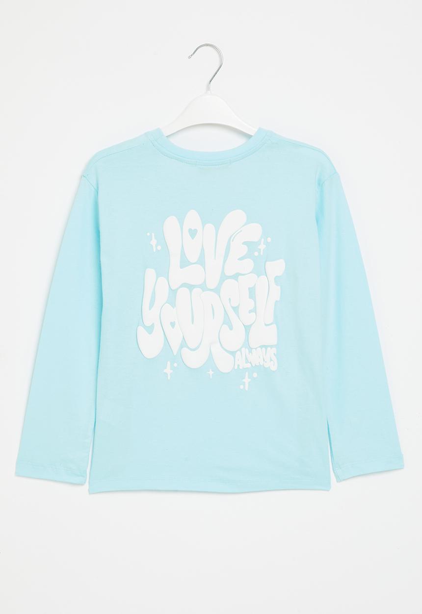 Superbalist - Girls graphic tee - light blue 1