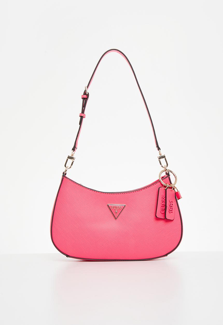 GUESS - Noelle top zip shoulder bag - magenta