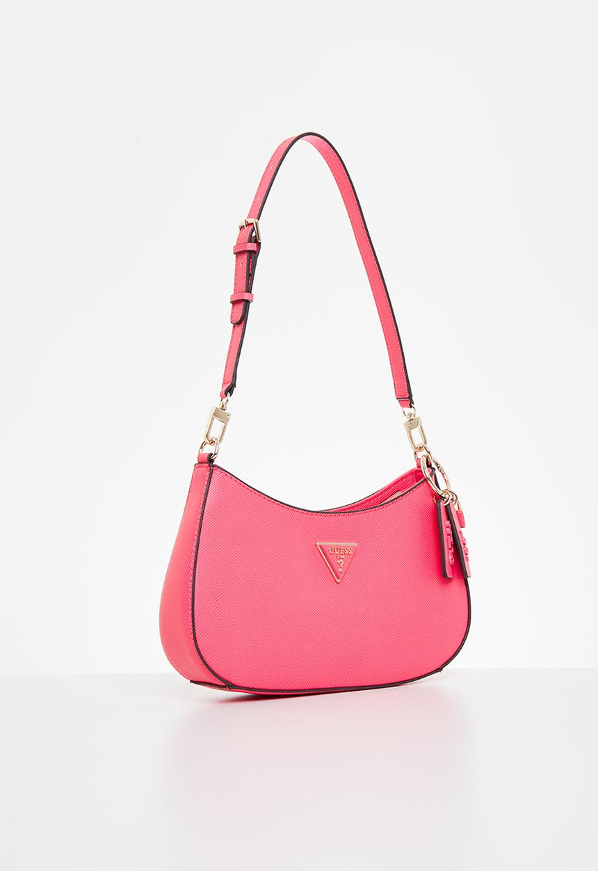 GUESS - Noelle top zip shoulder bag - magenta