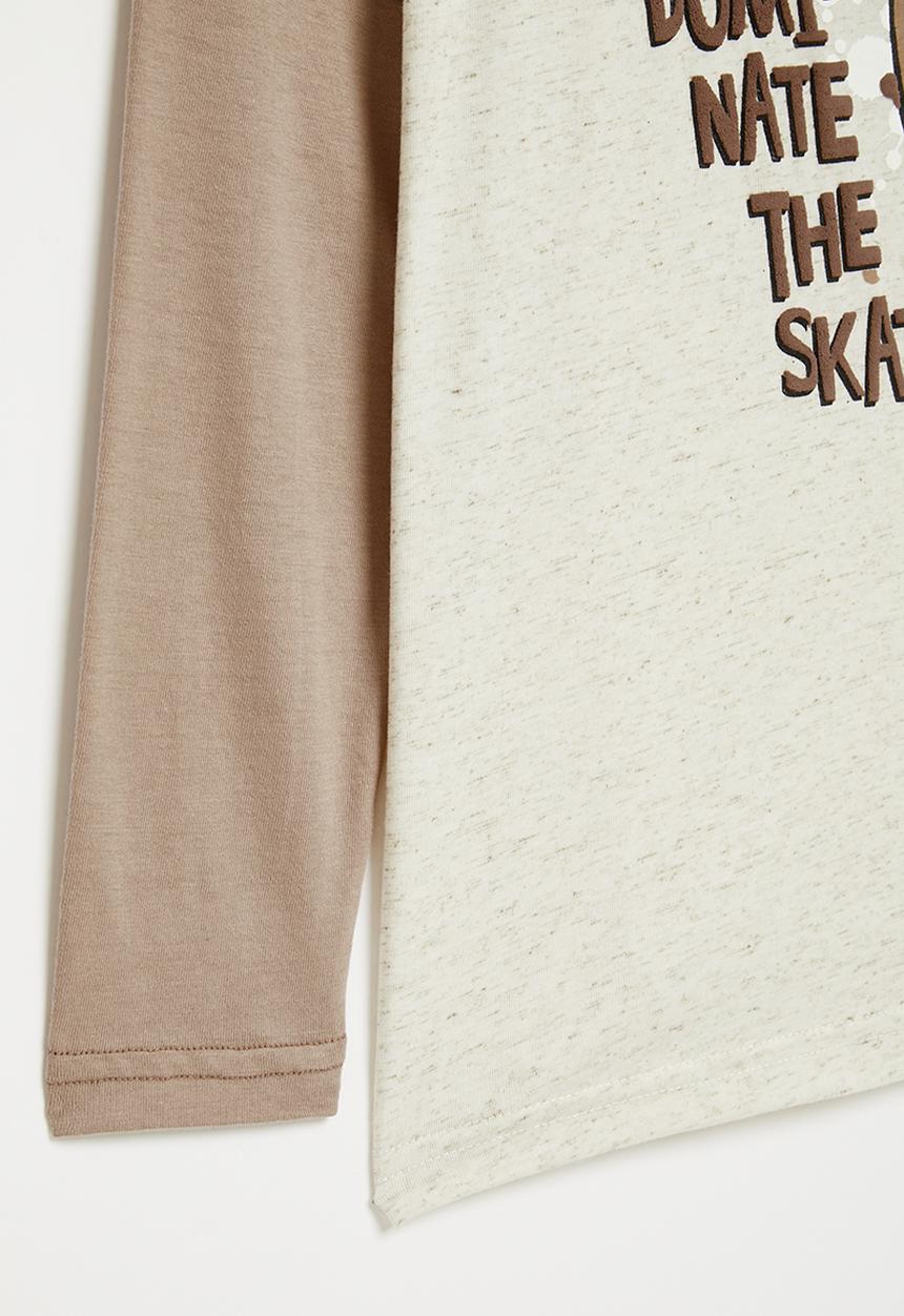 Superbalist - Boys graphic twofer - oatmeal