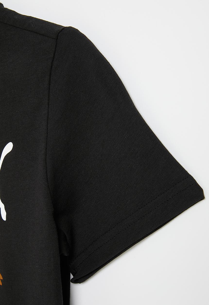 PUMA - Ess+puma mates tee - puma black