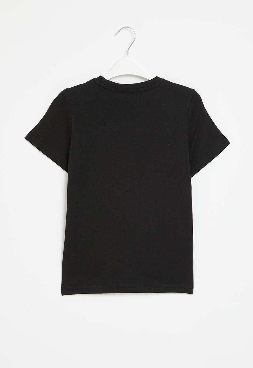 PUMA - Ess+puma mates tee - puma black