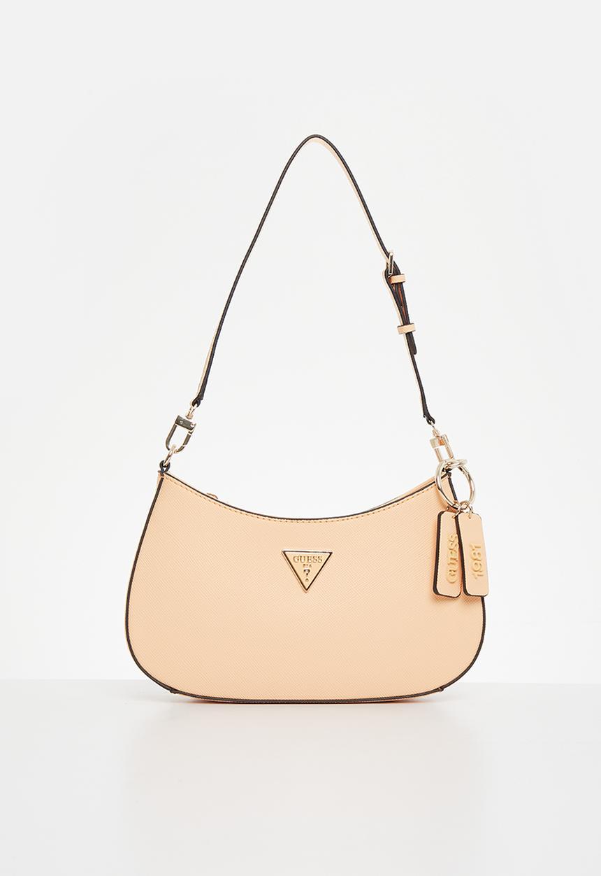 GUESS - Noelle top zip shoulder bag - apricot cream