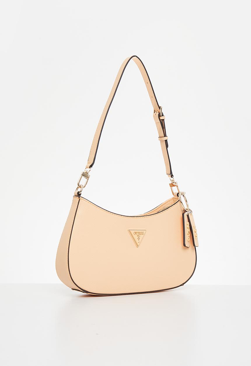 GUESS - Noelle top zip shoulder bag - apricot cream