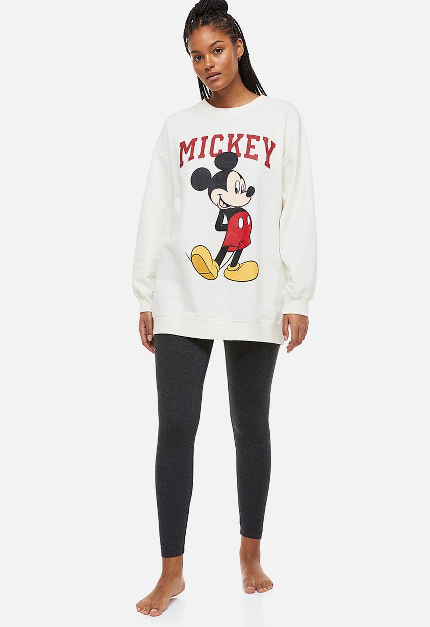 H&M - Printed pyjamas - white mickey mouse