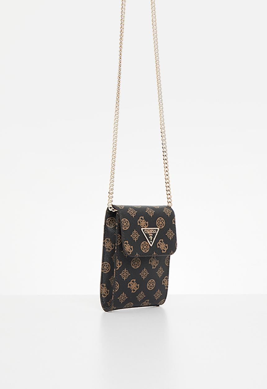 GUESS - Noelle flap chit chat - mocha logo