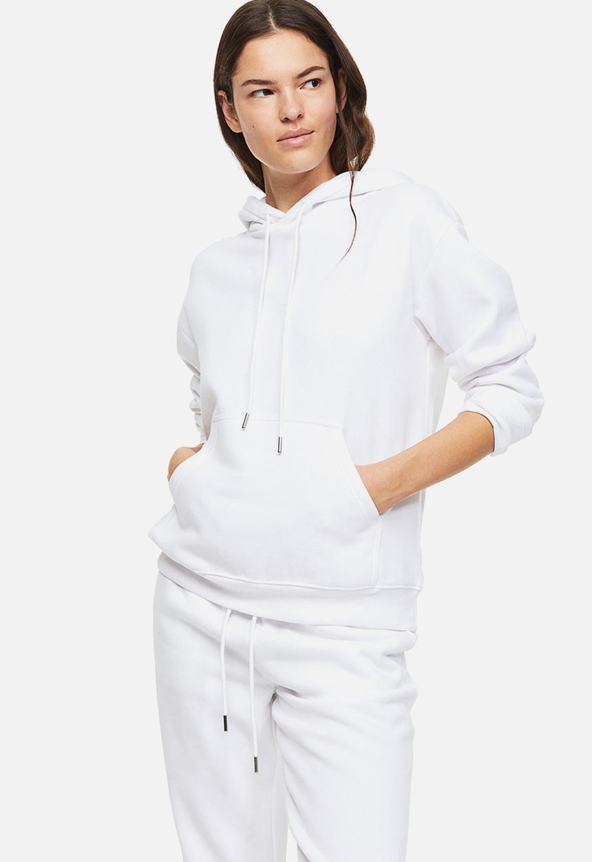 H&M - Hooded top - white