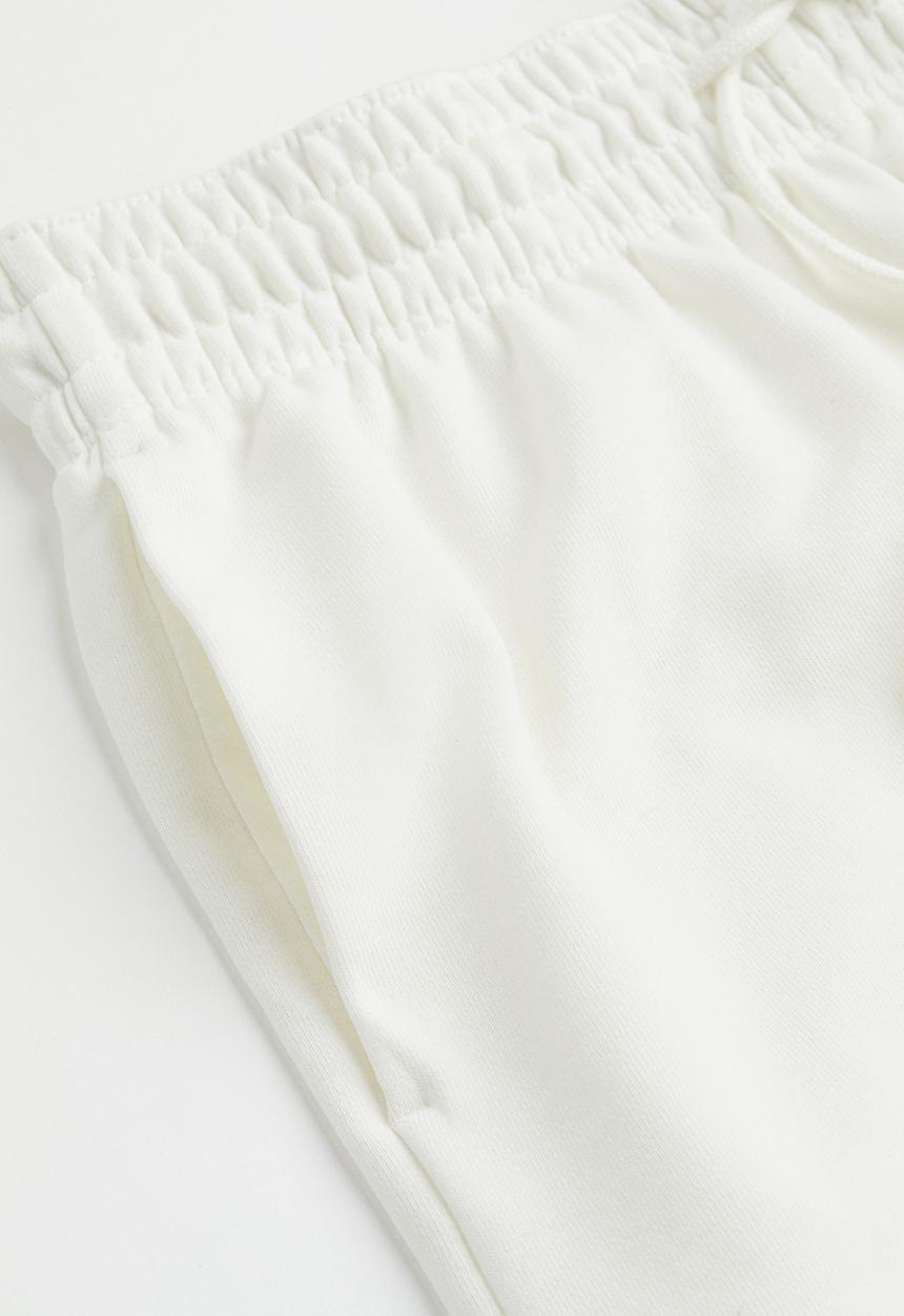 H&M - Sweatshirt shorts - white