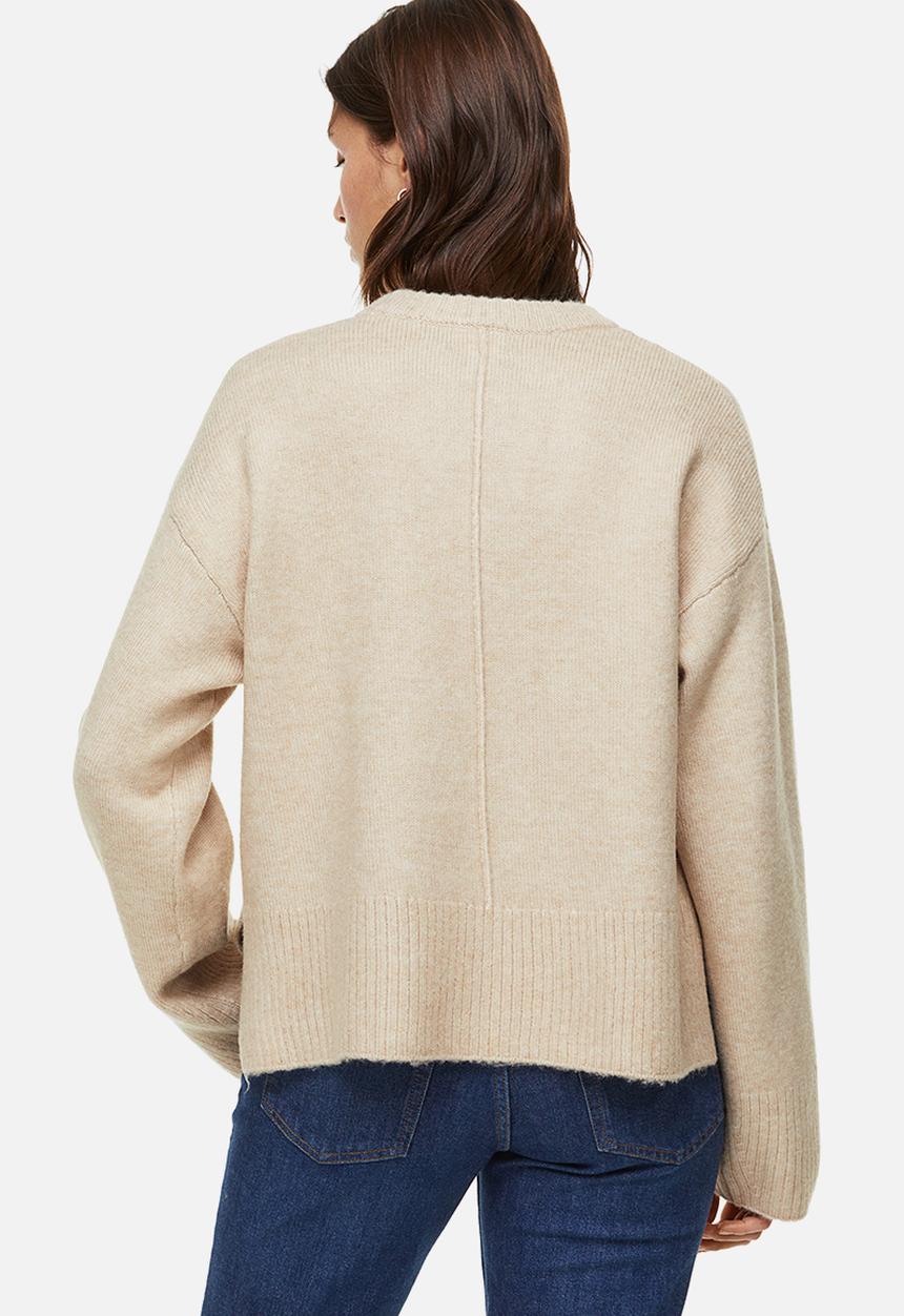 H&M - Fine-knit jumper - light beige