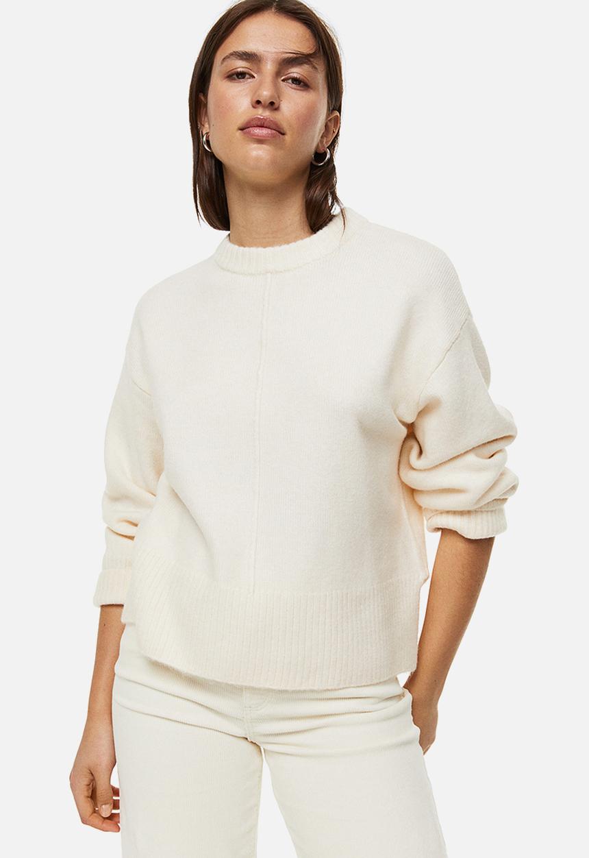 H&M - Fine-knit jumper - cream