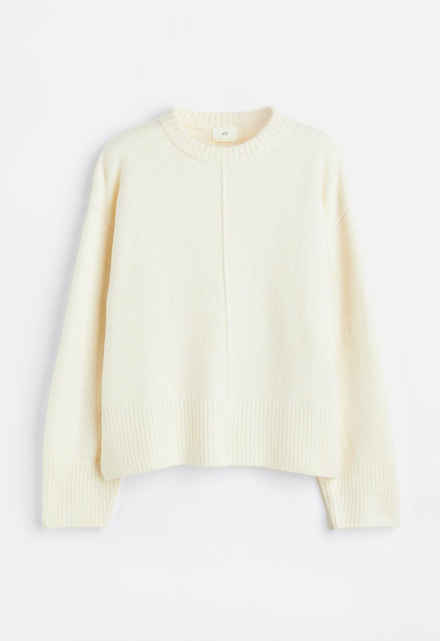 H&M - Fine-knit jumper - cream