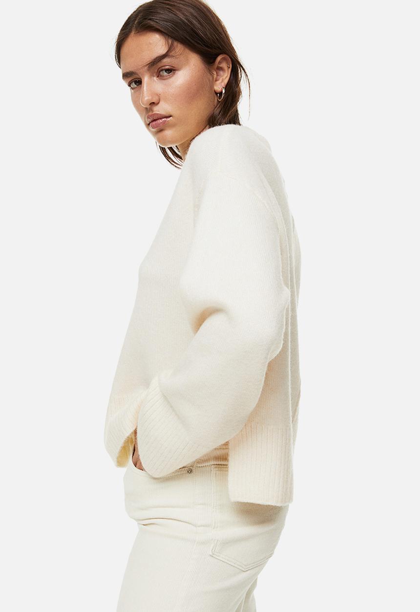 H&M - Fine-knit jumper - cream