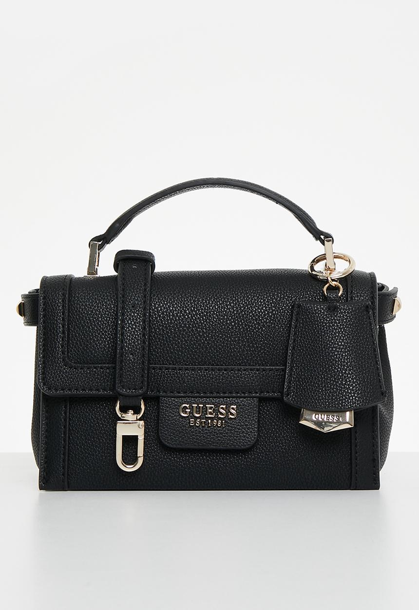GUESS - Angy top handle flap - black