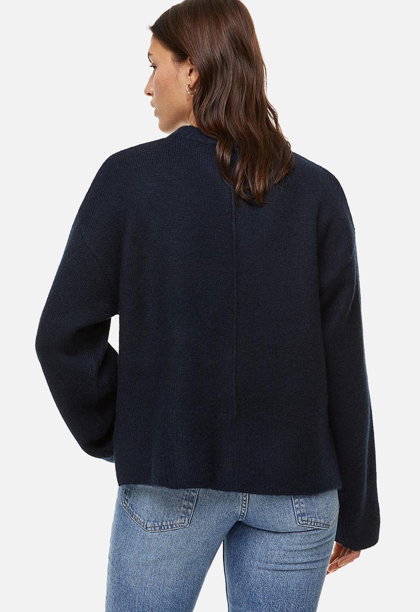 H&M - Fine-knit jumper - navy blue