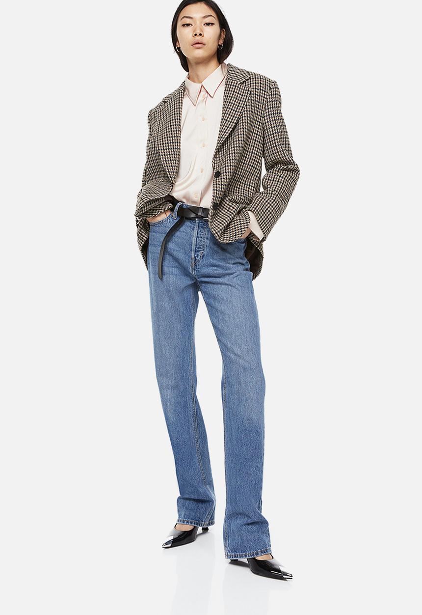 H&M - Fitted shirt - light beige