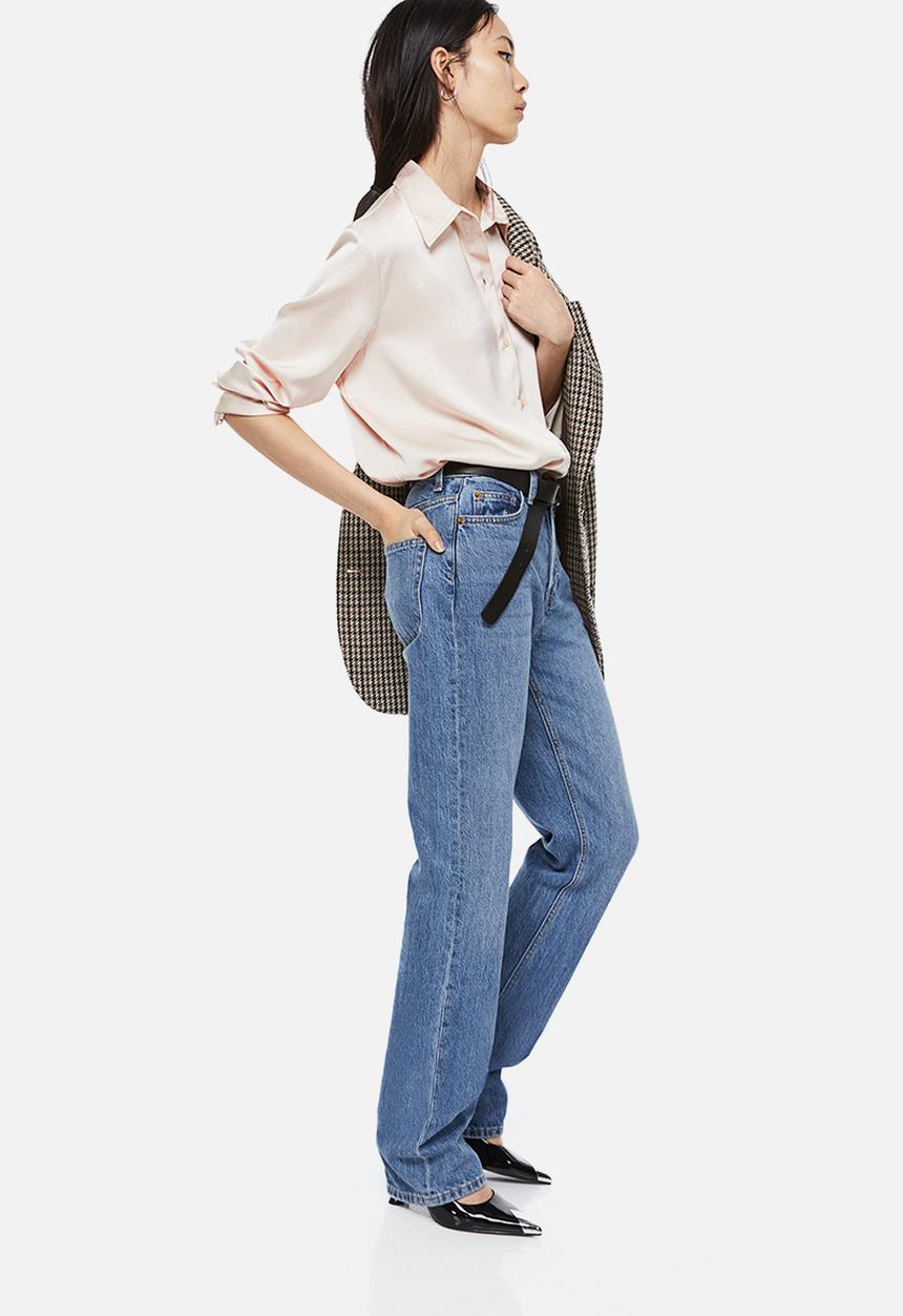 H&M - Fitted shirt - light beige