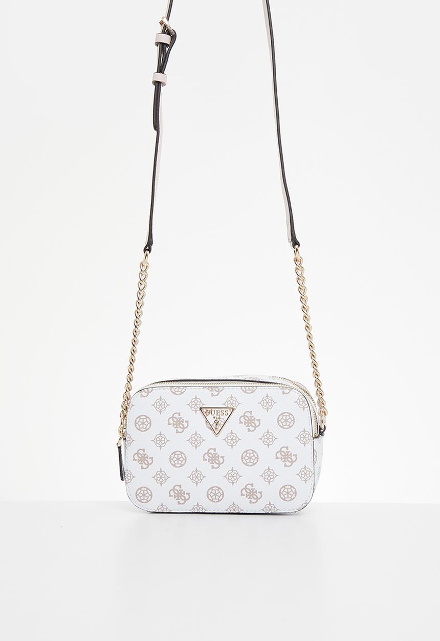 GUESS - Noelle crossbody camera - white 