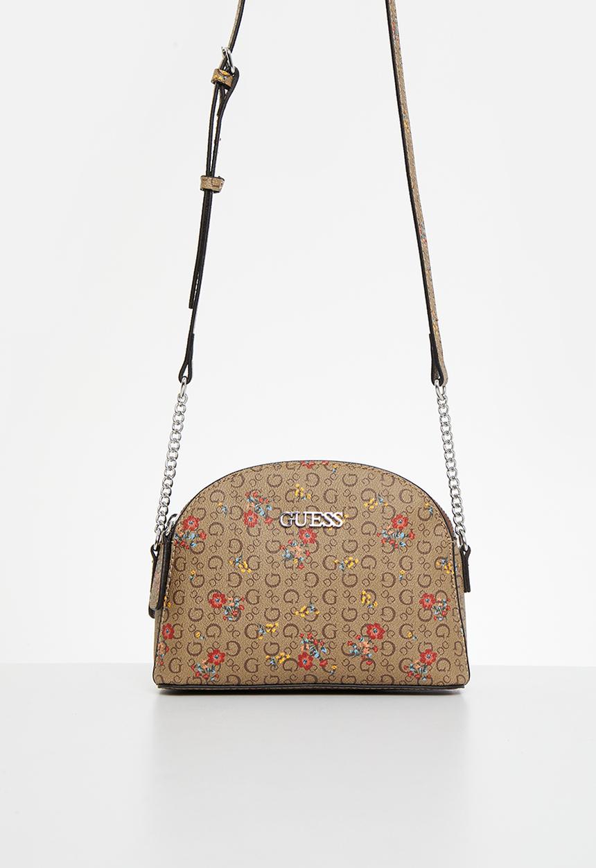 GUESS - Mcclain mini dome crossbody - mocha 