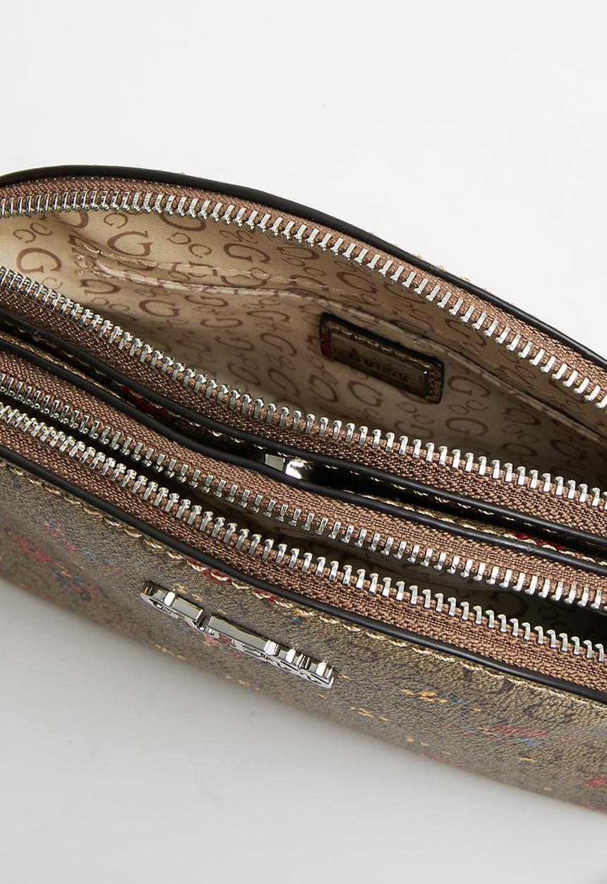 GUESS - Mcclain mini dome crossbody - mocha 