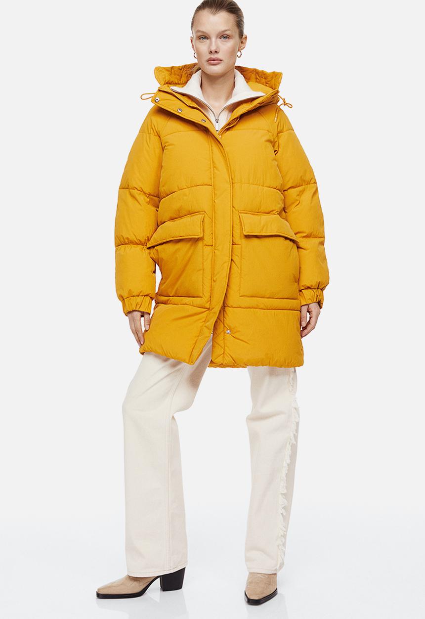 H&M - Puffer coat - yellow