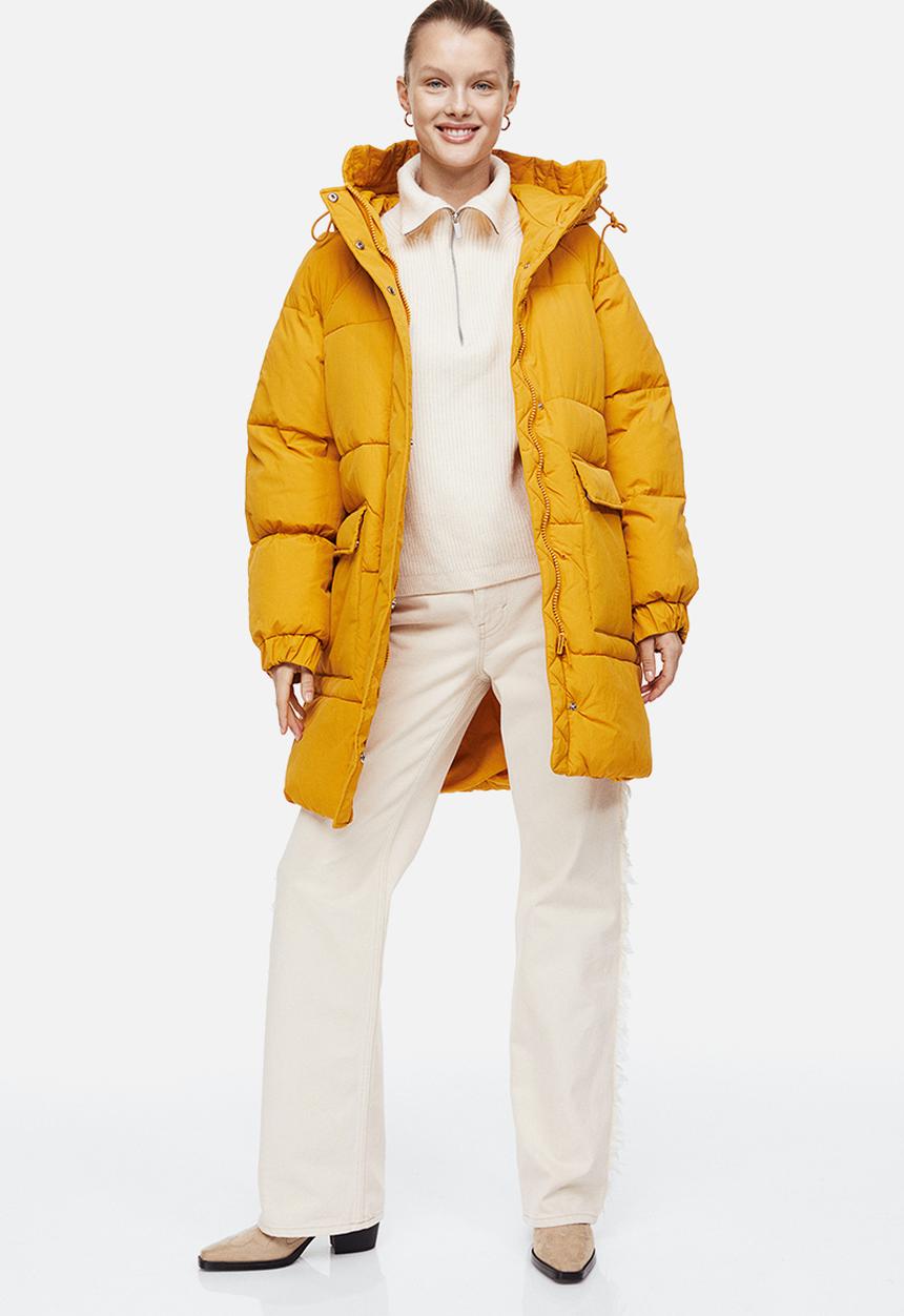 H&M - Puffer coat - yellow