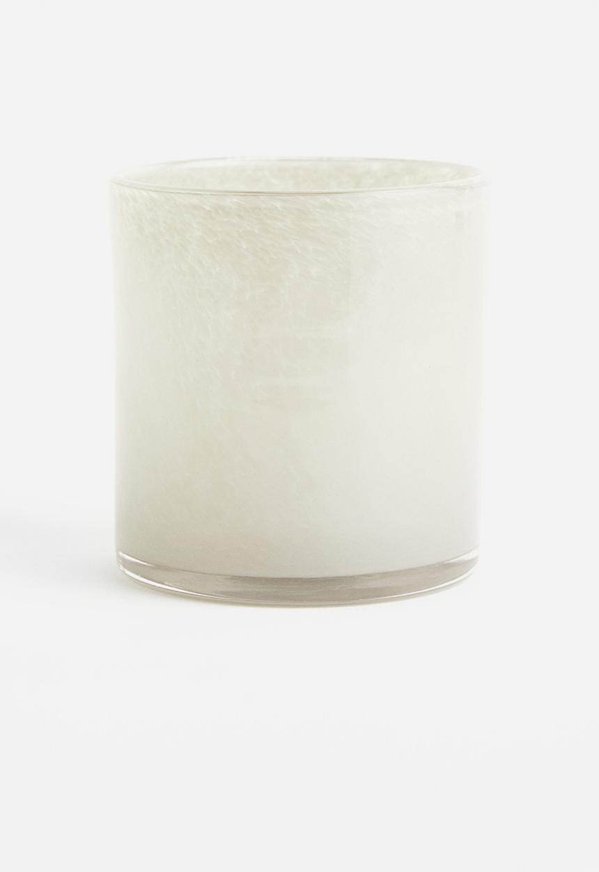 H&M - Glass tealight holder - light grey