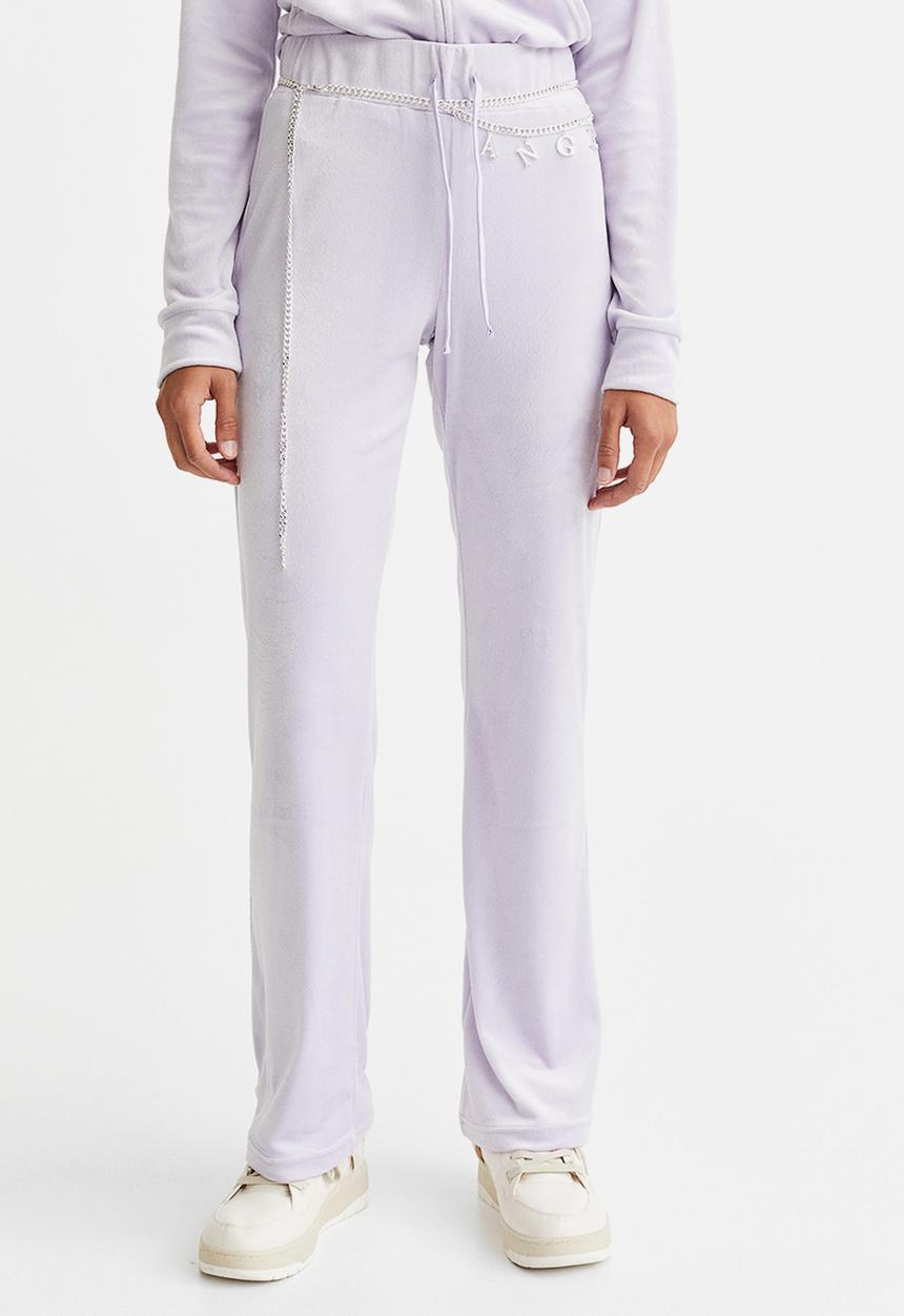 H&M - Velour trousers - light purple