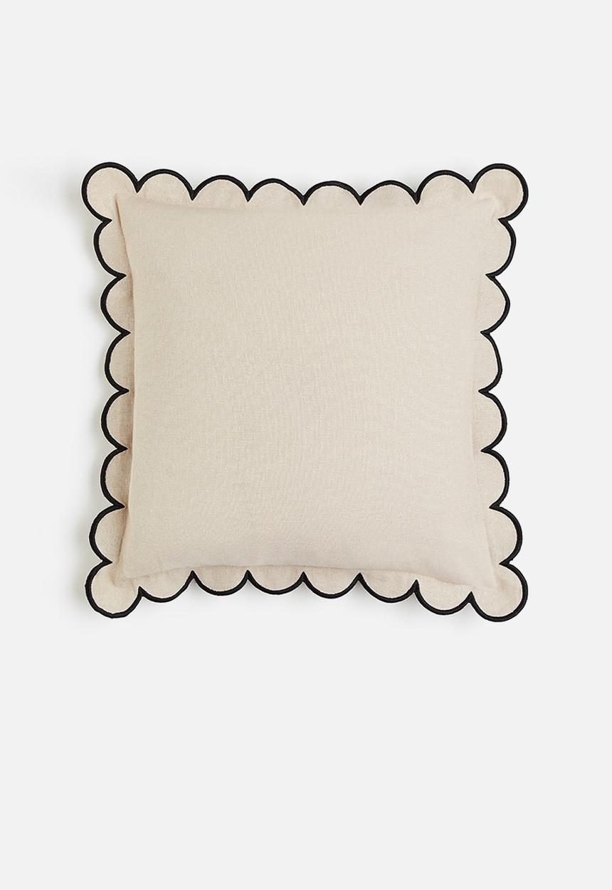 H&M - Linen-blend cushion cover - beige