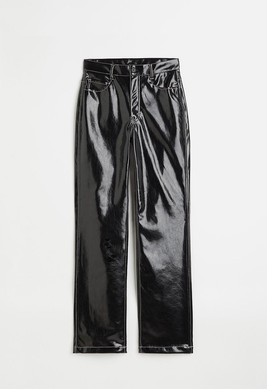 H&M - Straight trousers - black