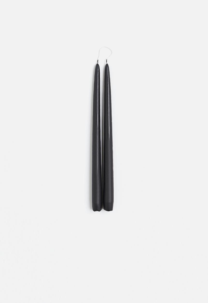 H&M - 2-pack tapered candles - black