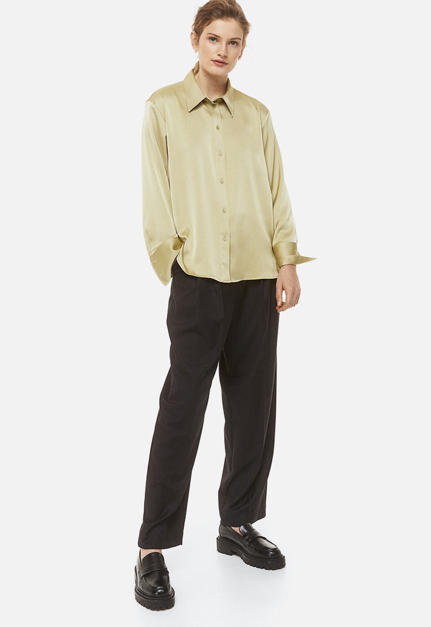 H&M - Fitted shirt - gold-coloured