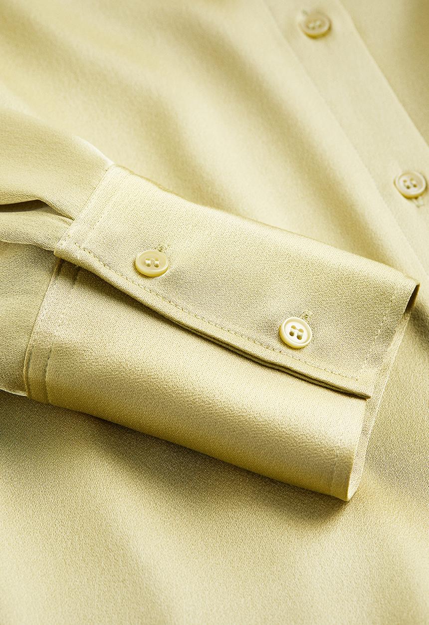 H&M - Fitted shirt - gold-coloured