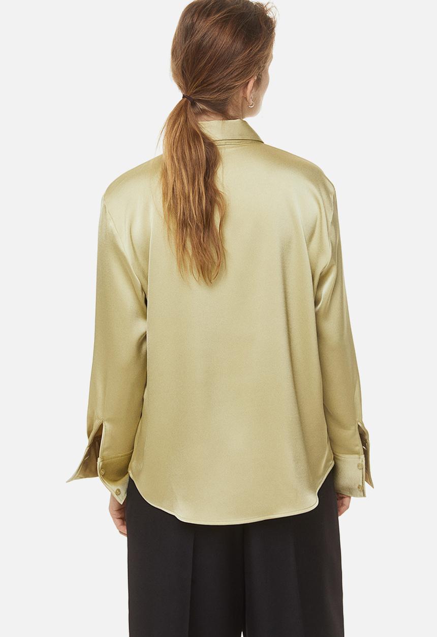 H&M - Fitted shirt - gold-coloured