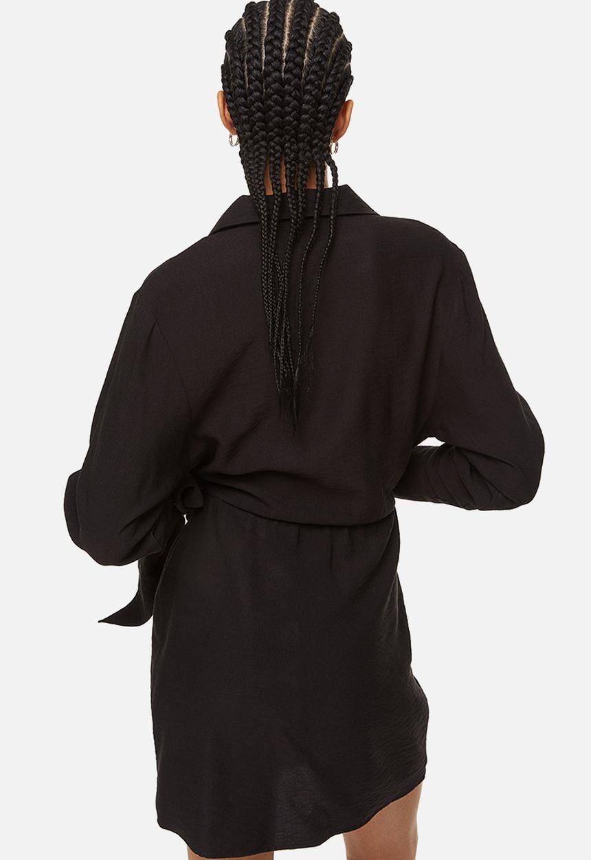 H&M - Wrap dress - black