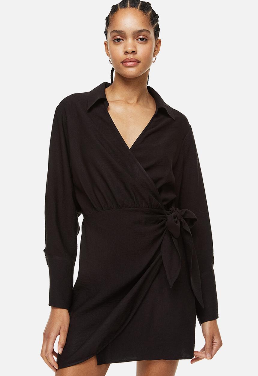 H&M - Wrap dress - black