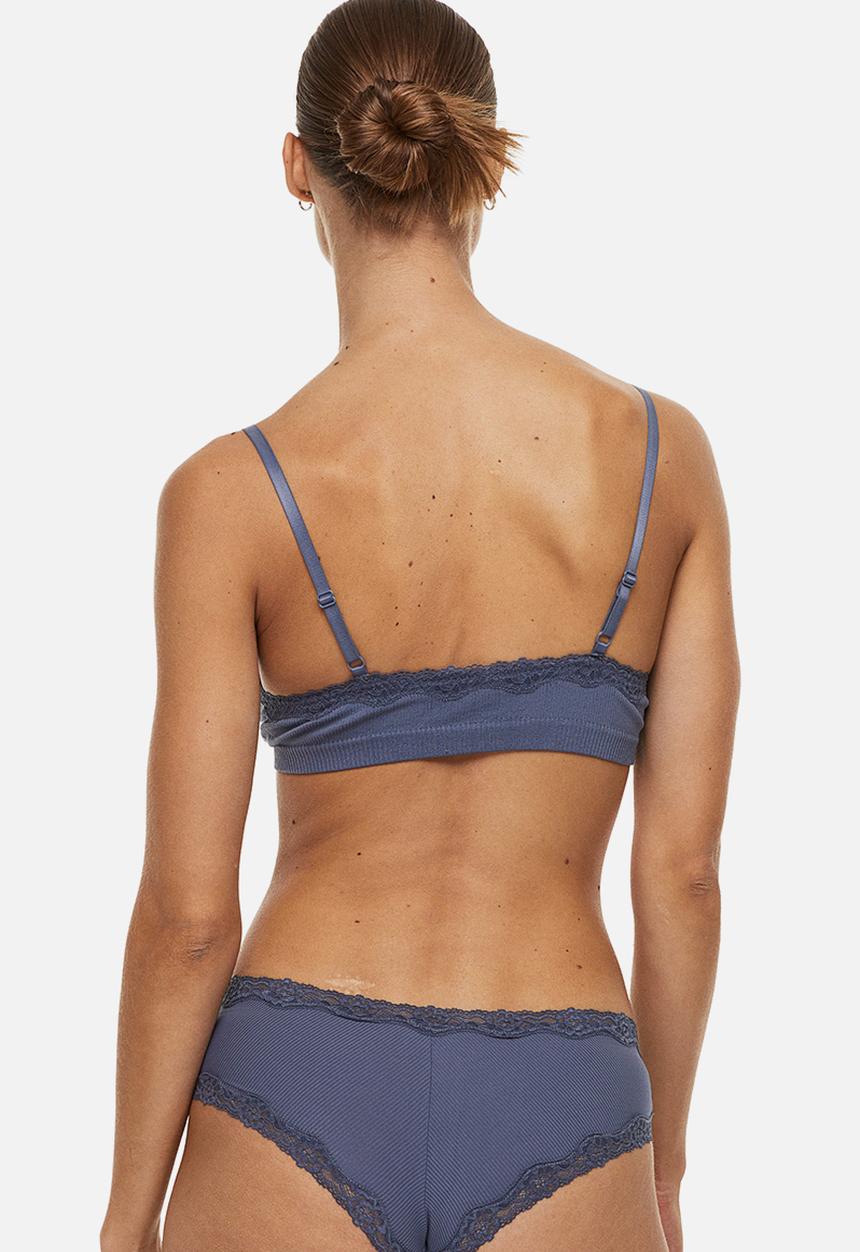 H&M - 3-pack hipster briefs - black,blue