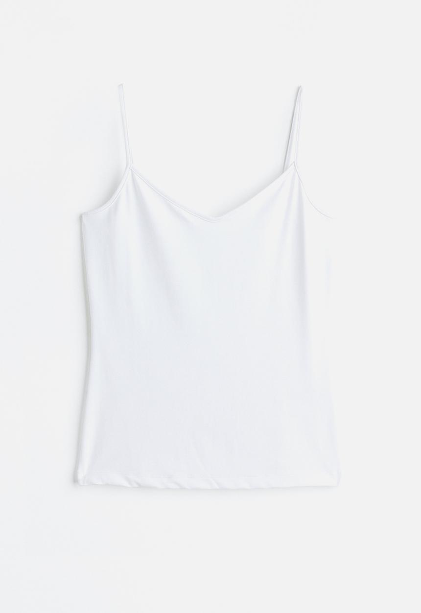 H&M - Strappy top - white