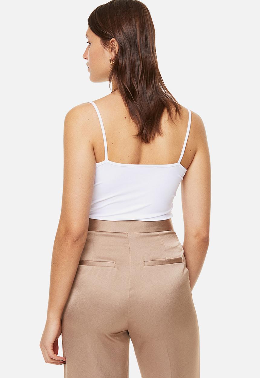 H&M - Strappy top - white