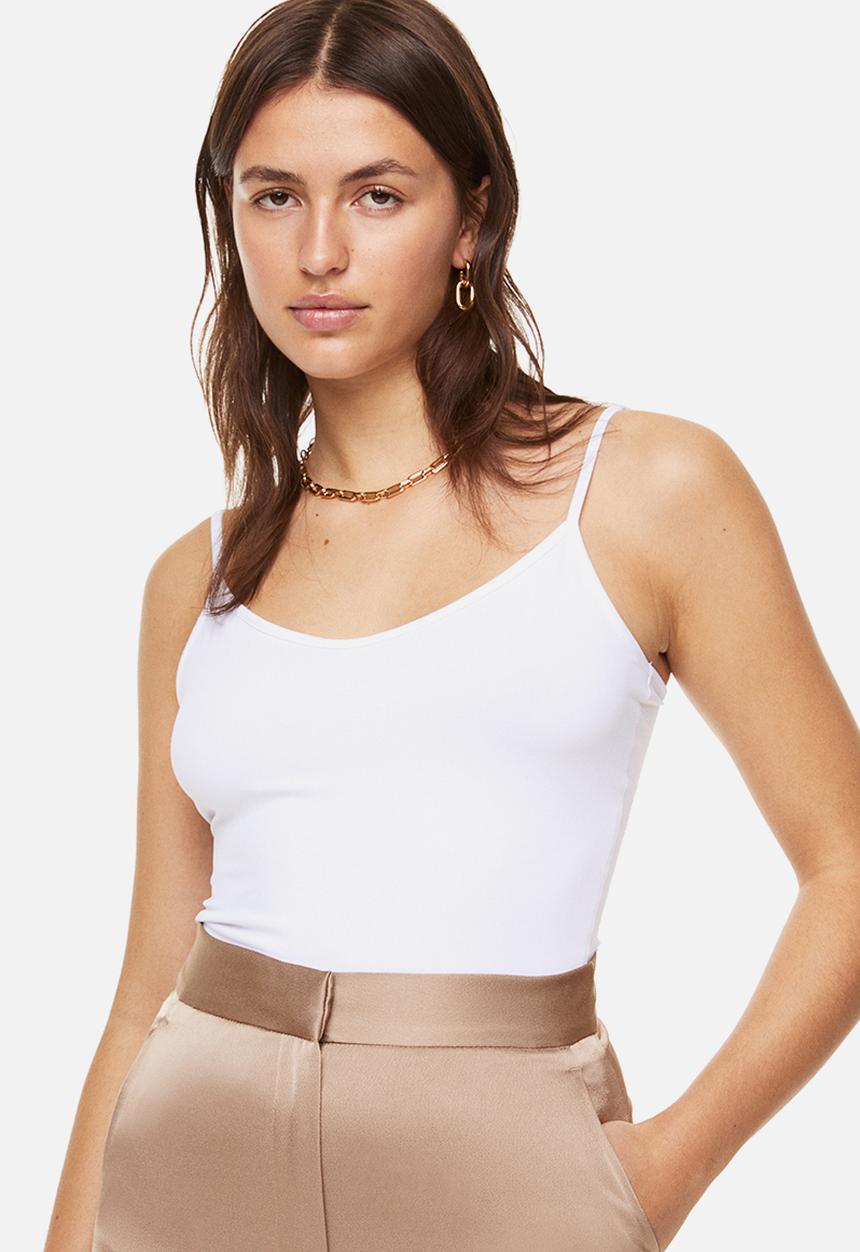 H&M - Strappy top - white