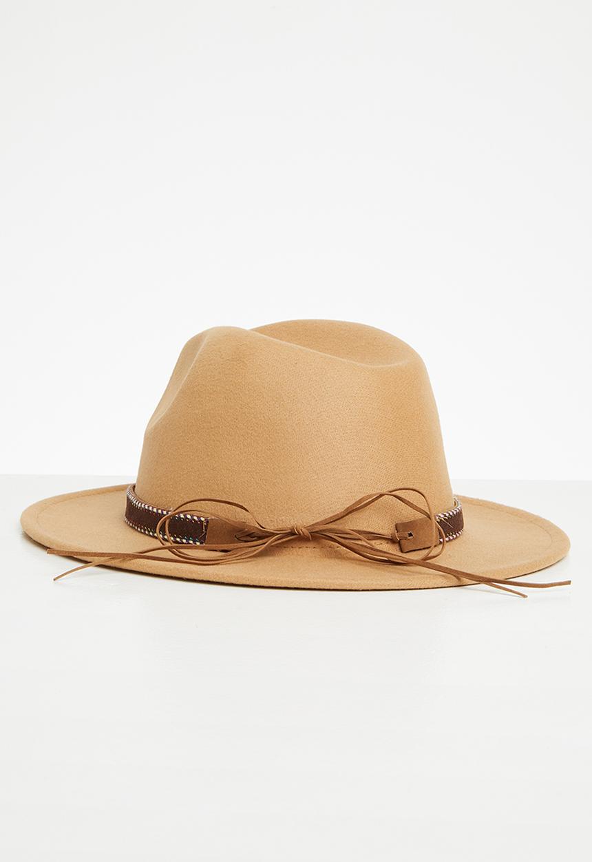 Superbalist - Kerri fedora hat - beige