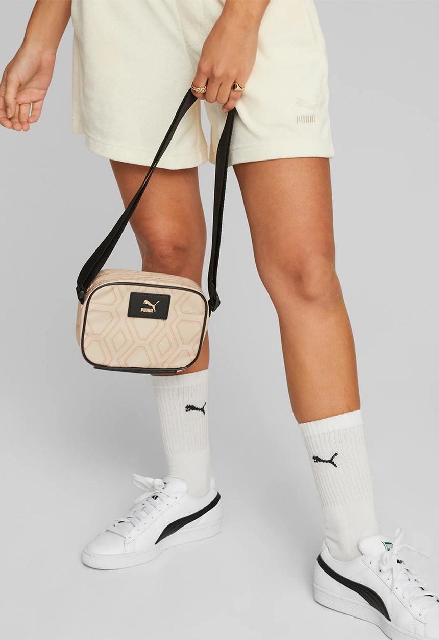 PUMA - Prime classics archive cross body bag - light sand-aop