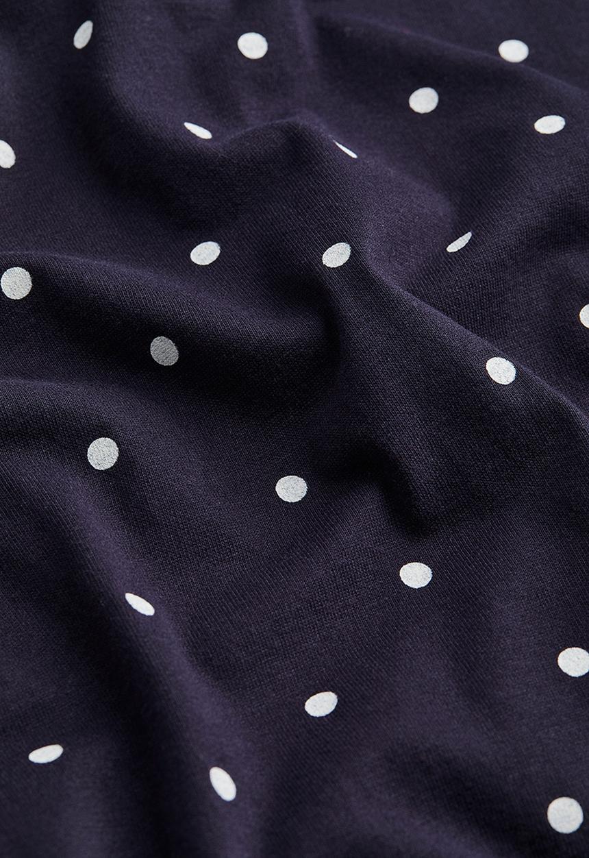 H&M - Patterned jersey pyjamas - dark blue/spotted