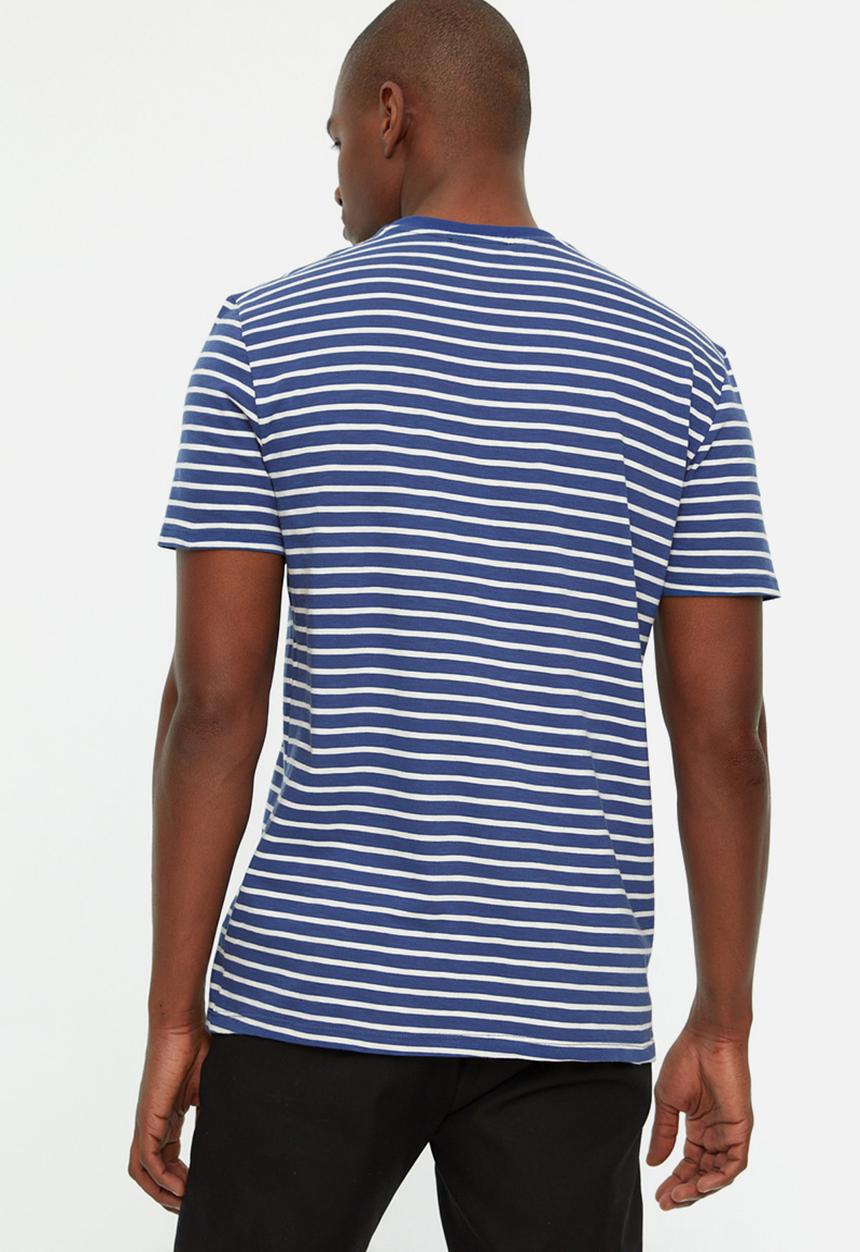Trendyol - Stripe T-shirt - navy & white