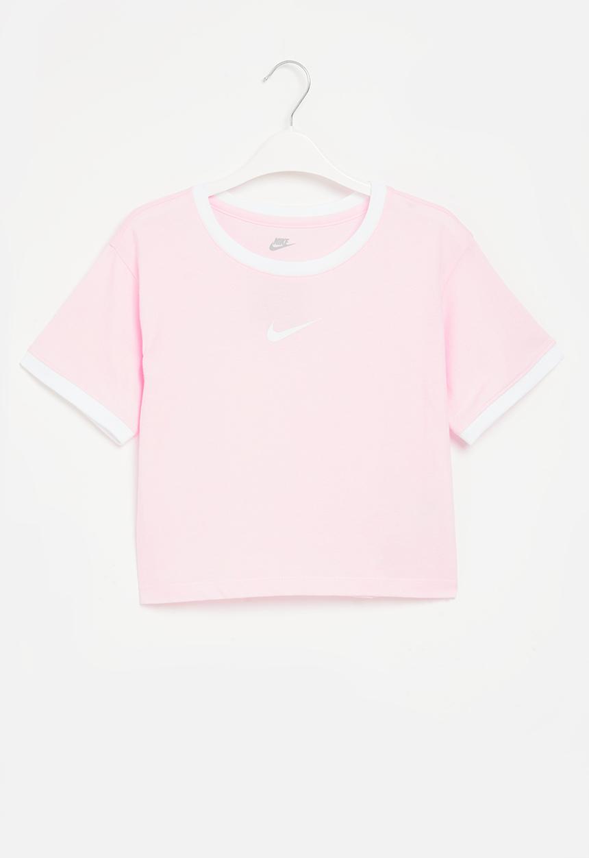 Nike - Nkg swoosh ringer tee - pink foam
