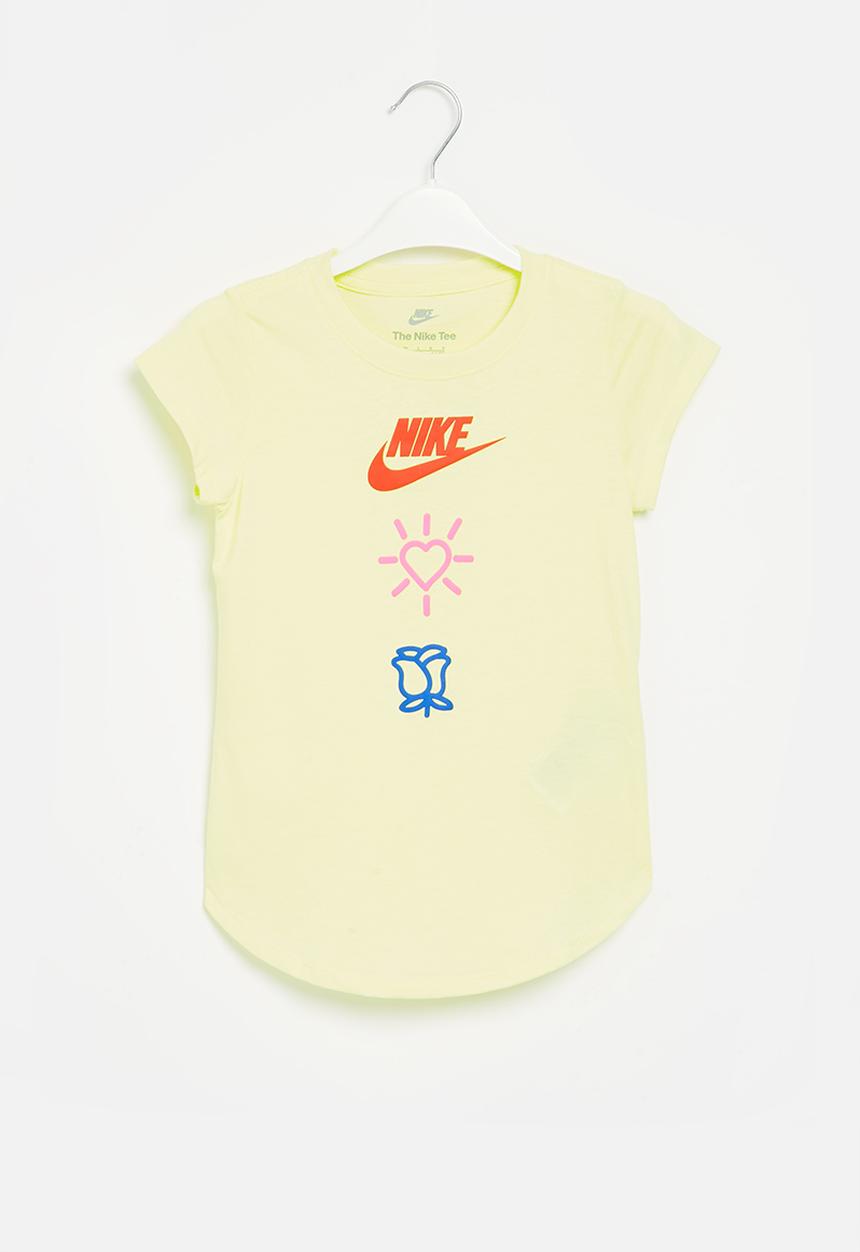 Nike - Nkg love icon stack tee - citron tint