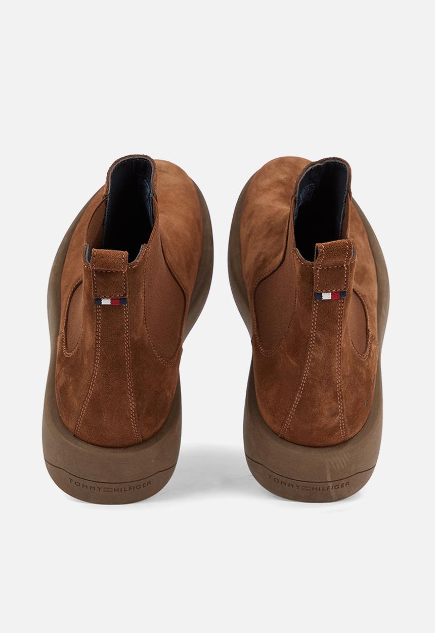 Tommy Hilfiger - Fashion hilfiger suede chelsea - rockefeller brown