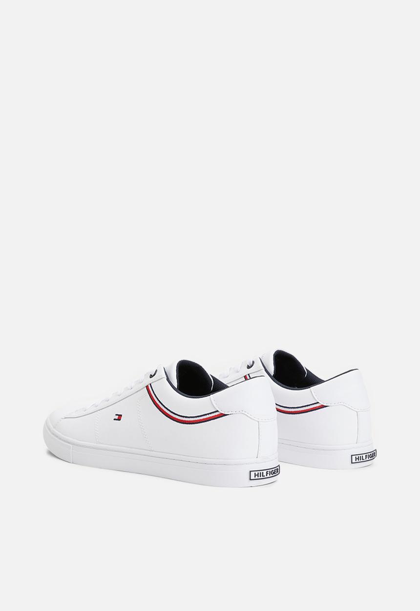 Tommy Hilfiger - Essential leather sneaker detail - white