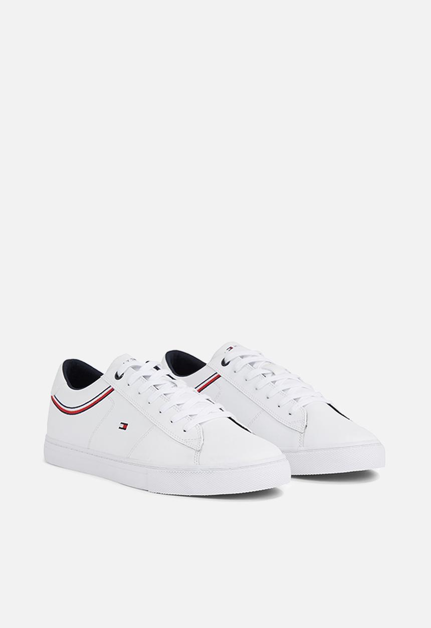 Tommy Hilfiger - Essential leather sneaker detail - white