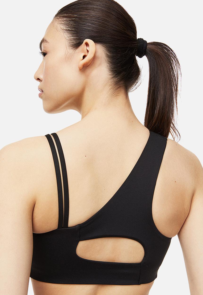 H&M - Drymove™ light support sports bra - black