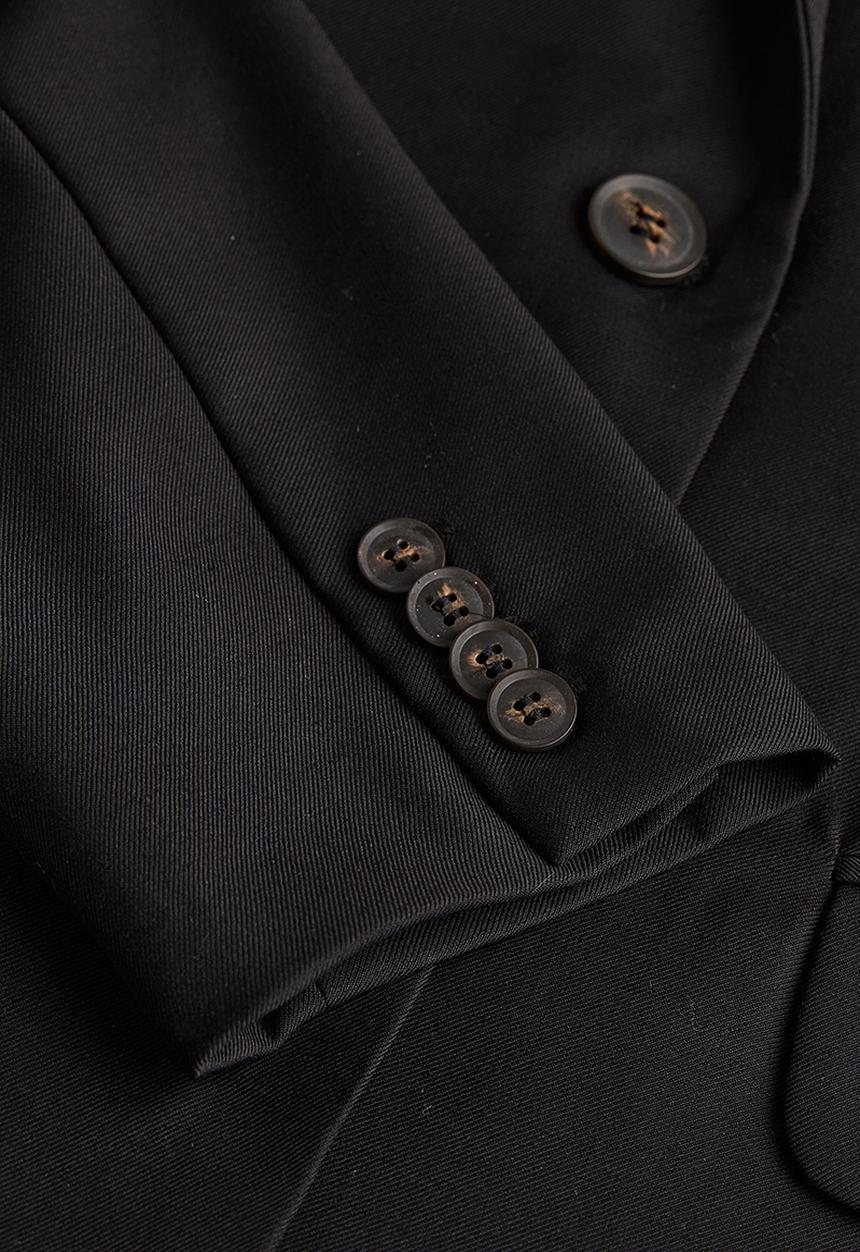 H&M - Oversized single-breasted blazer - black